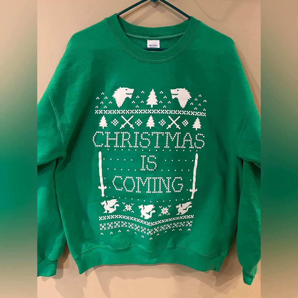 Ugly Christmas Sweater sweatshirt for men or women Size Large